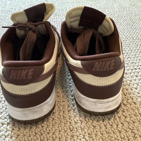 Nike Women's Dunk Low Sneakers - Cacao and Coconut Milk - Picture 4 of 4